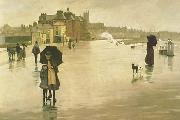 Norman Garstin The Rain it Raineth Every Day Germany oil painting artist
